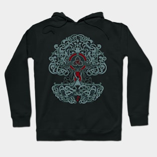 Yggdrasil Norse Tree of Life Pagan Mythology Viking Knotwork Hoodie